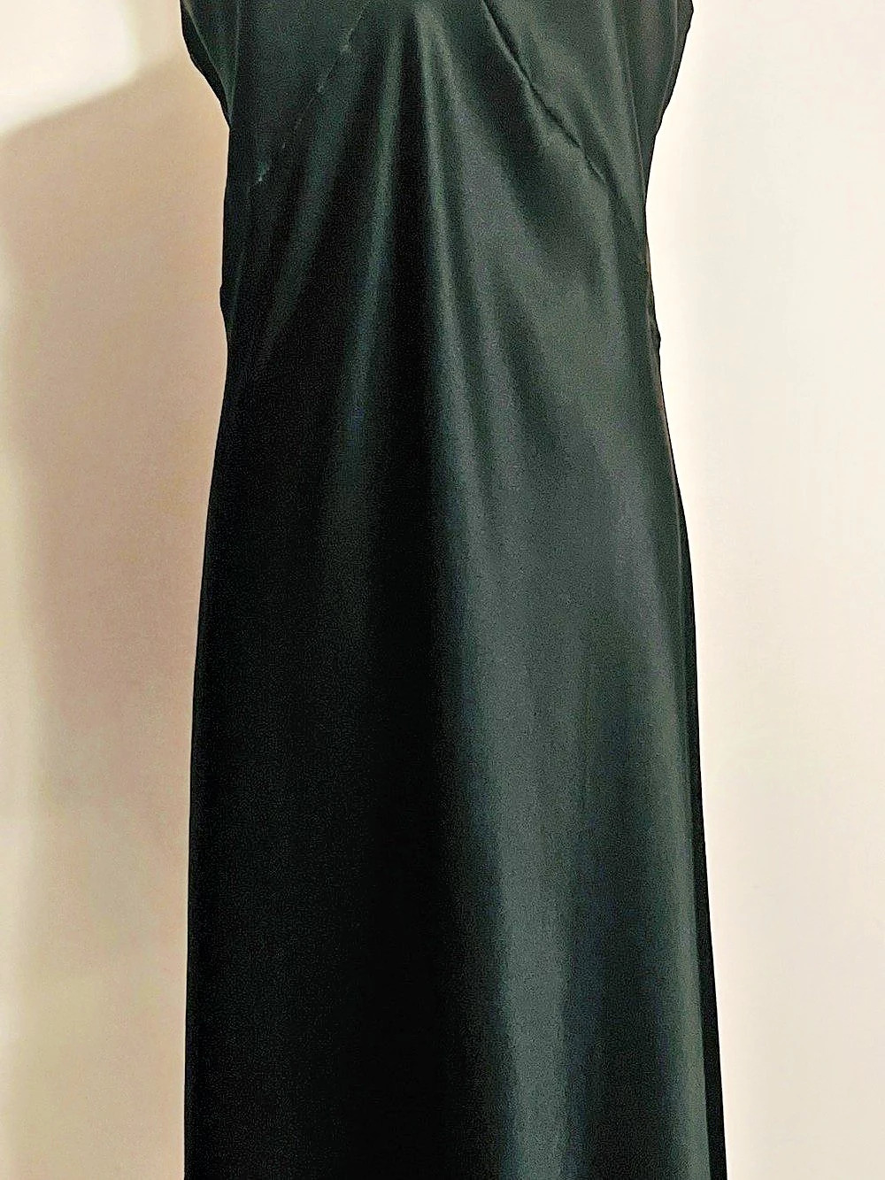 nap Silk Maxi Dress in Black Size Medium NWT